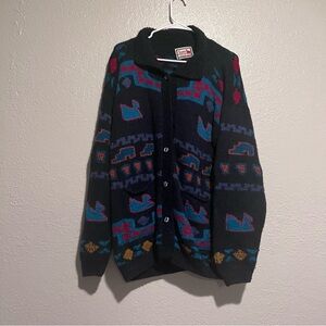 Vintage Alpaca Connection Patterned Sweater